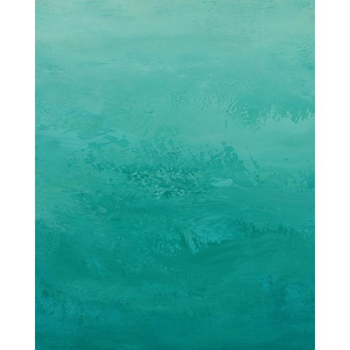 Misty Teal - Modern Color Field Abstract by Suzanne Vaughan
