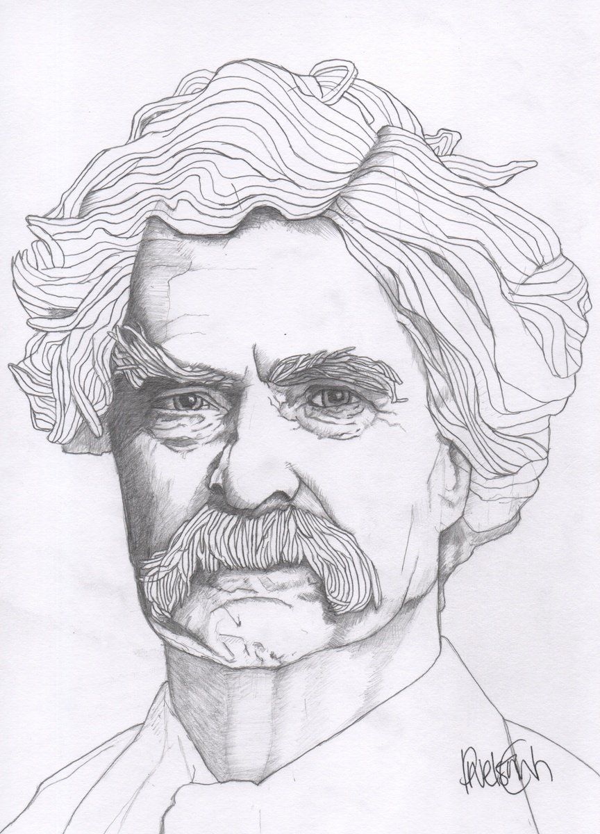 Mark Twain by Paul Nelson-Esch