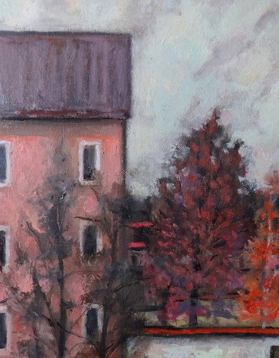 Autumn urban landscape