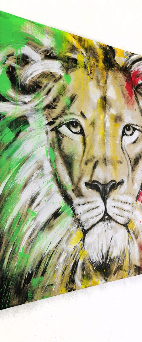 Lion #20 - Series BIG CAT by Stefanie Rogge
