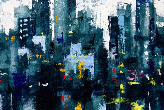 Abstract cityscape"Evening London"