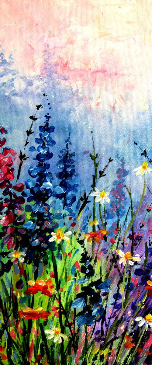 Wildflowers field in the morning by Kovács Anna Brigitta