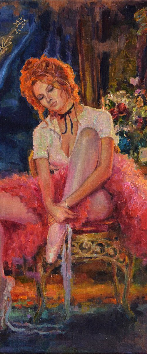 In the dressing room by Vachagan Manukyan
