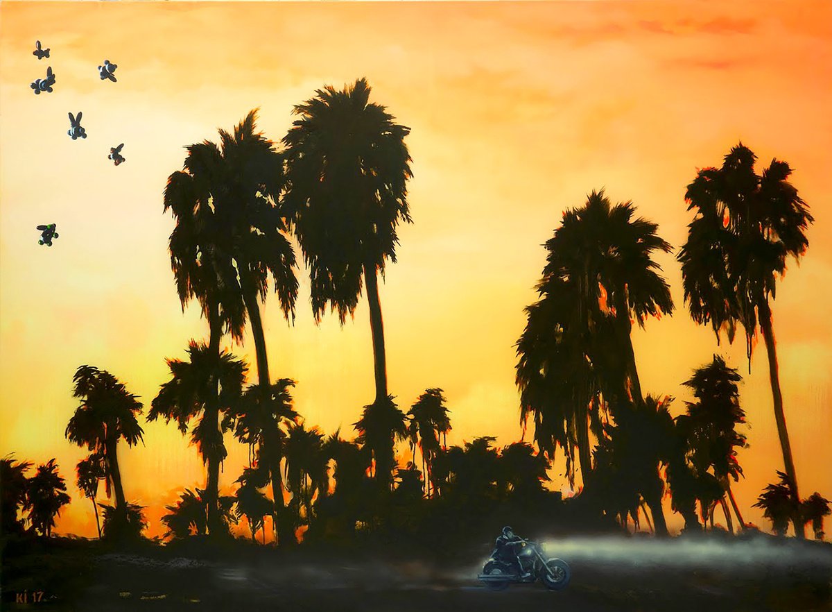 Impressionistic Landscape Oil Painting By Igor Konovalov, 75 X 55, Lost Gps, Original Artwork