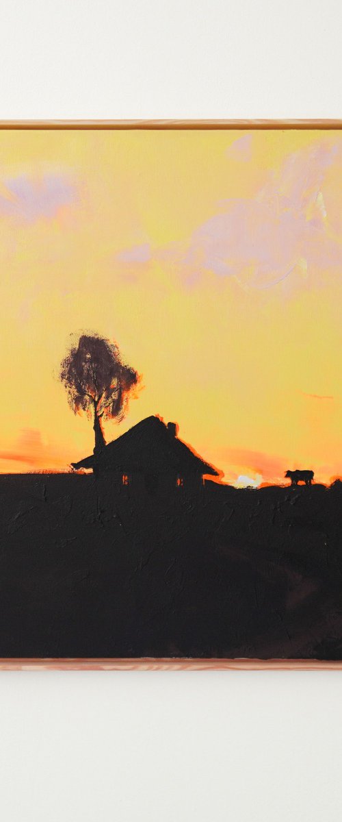 Warm Twilight Silhouette by Bohdan Katolyk