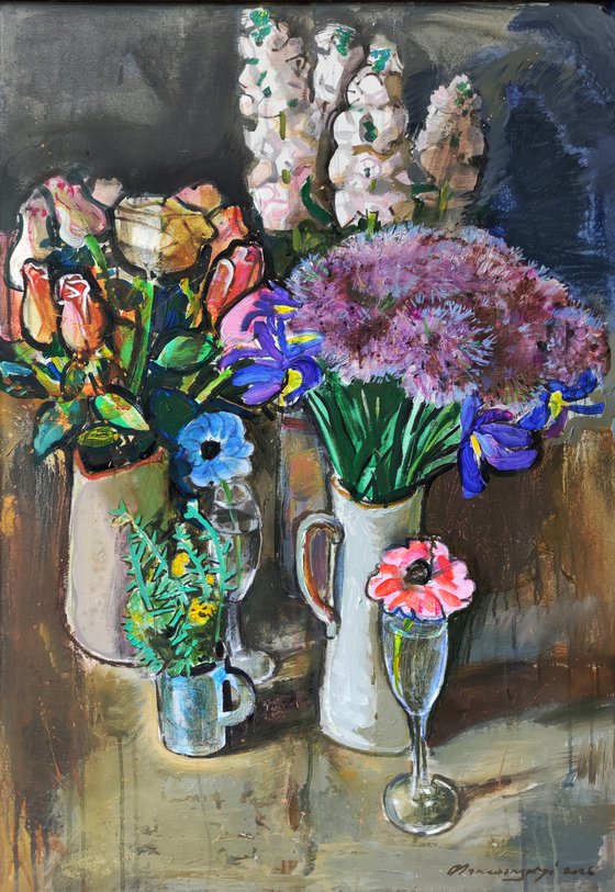 Still life with flowers
