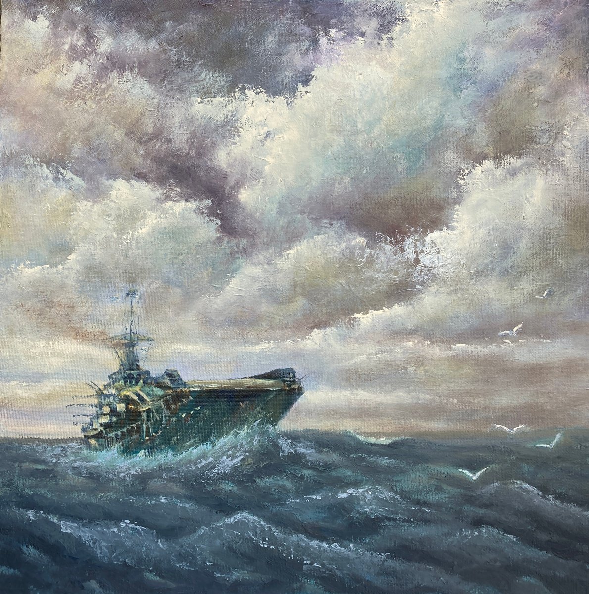 WW2 Ark Royal by David Mather