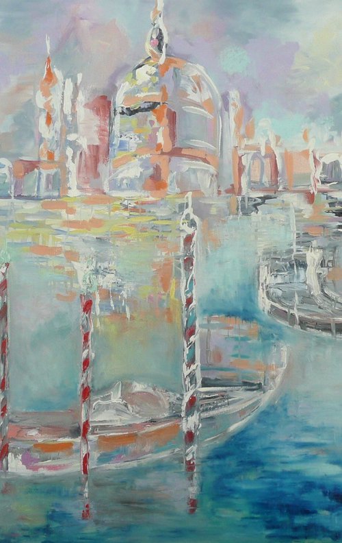 Venetian Gondolas 2025 by Lesley Blackburn