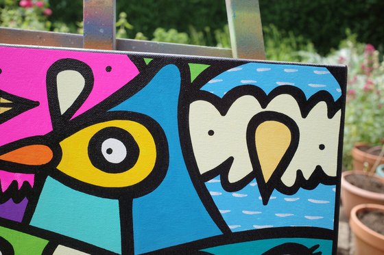 Fluttering Flock