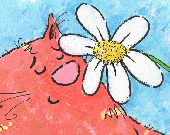 Smelling the Daisies Cartoon