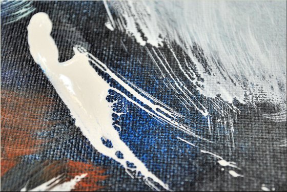 Flying Dreams  - Abstract Art - Acrylic Painting - Canvas Art - Framed Painting - Abstract Painting - Ready to Hang