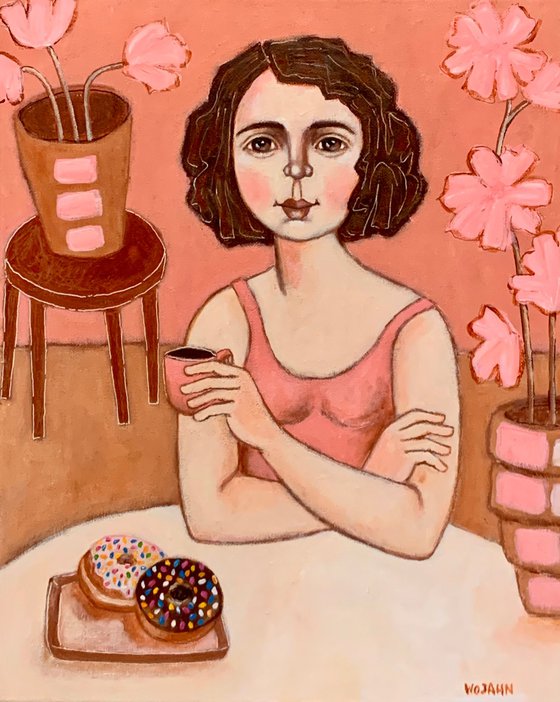 Coffee and Donuts; a Private Commission