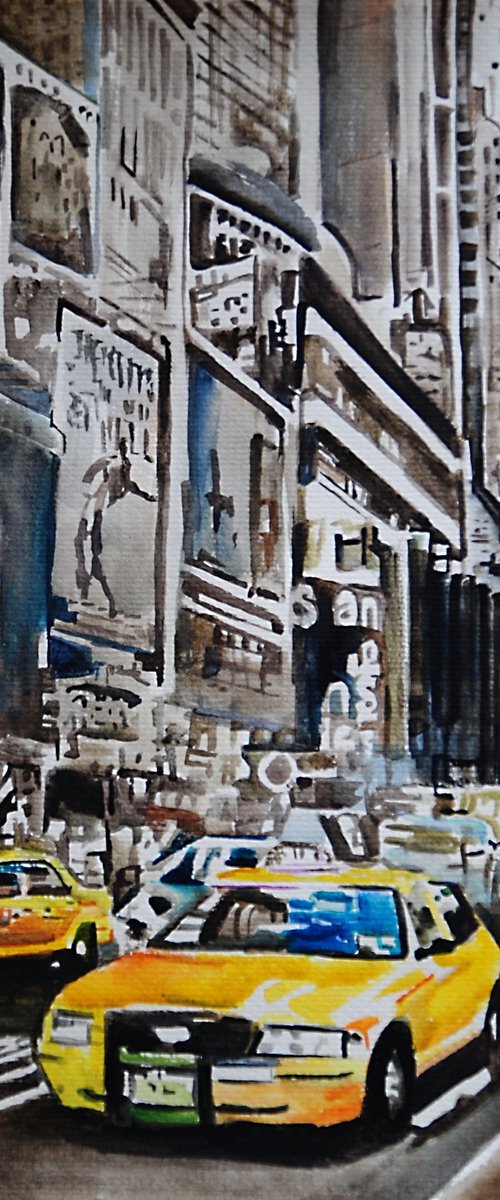 New York City / 42 x 29.7 cm by Alexandra Djokic