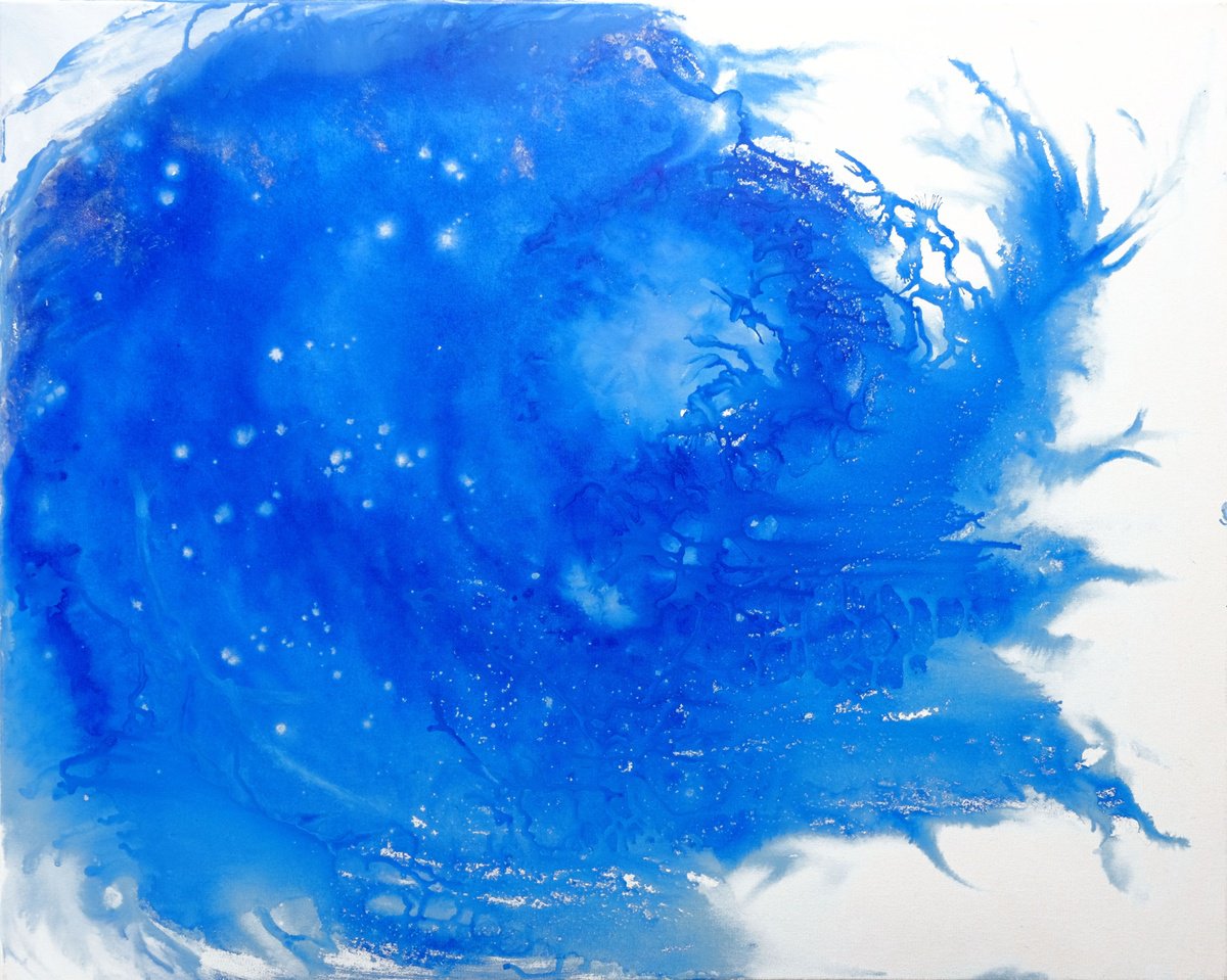 The blue. by Anastasia Woron