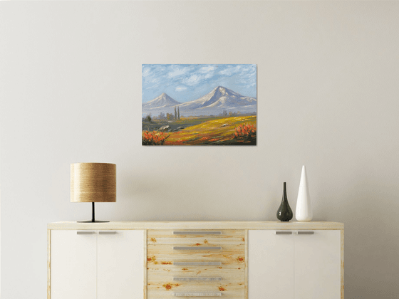 Golden Field Under Ararat