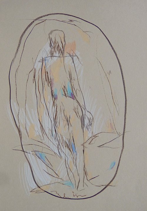 The Single Figure 12, 21x29 cm by Frederic Belaubre