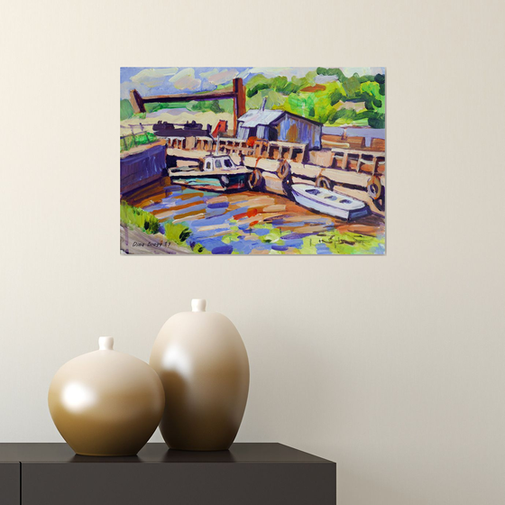 Dniper river 30/05/19 (plein air)