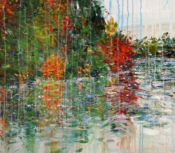 Trees By A Lake C 1