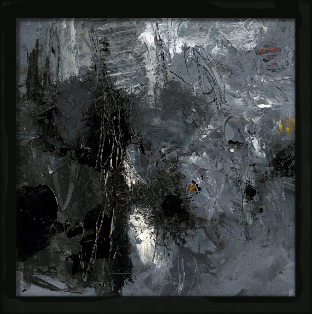 Abstract Oil Painting By Kathy Morton Stanion, 13 X 13", Magical Incantations 19, Original Artwork