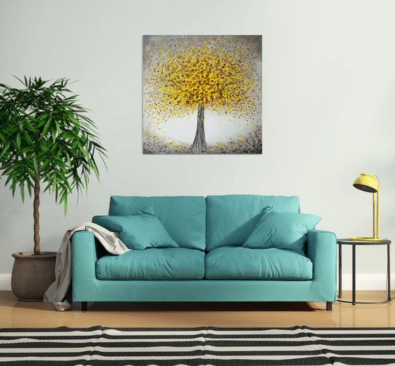 Jubilant Yellow Tree