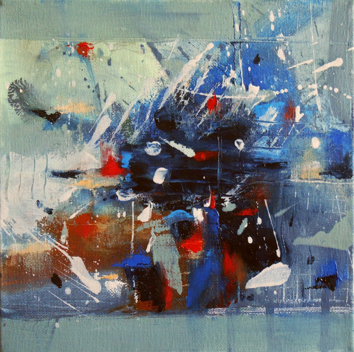 Nothing But The Night By Cynthia Ligeros, 8 X 8, Artwork For Sale On Artfinder