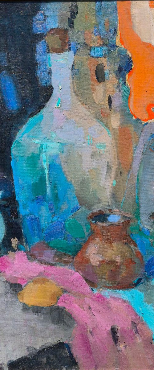 Bottle and Lamp by Alexander Shandor
