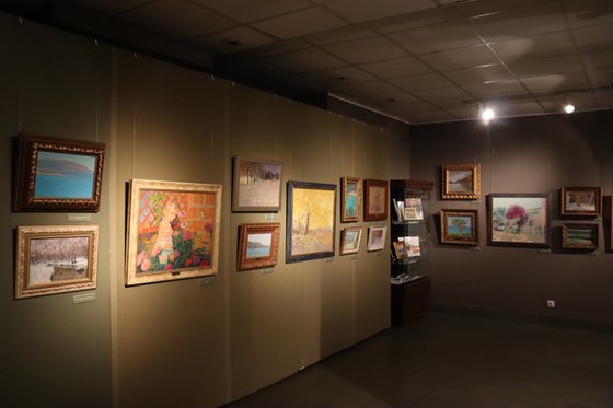 February in Kuzminki. The Churilikha River