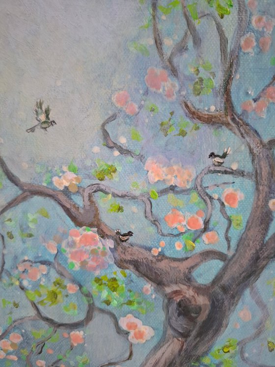 Painting "Blooming tree"