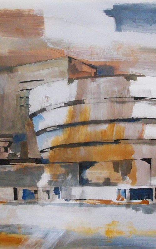Guggenheim  35" X 23" by Joe McHarg