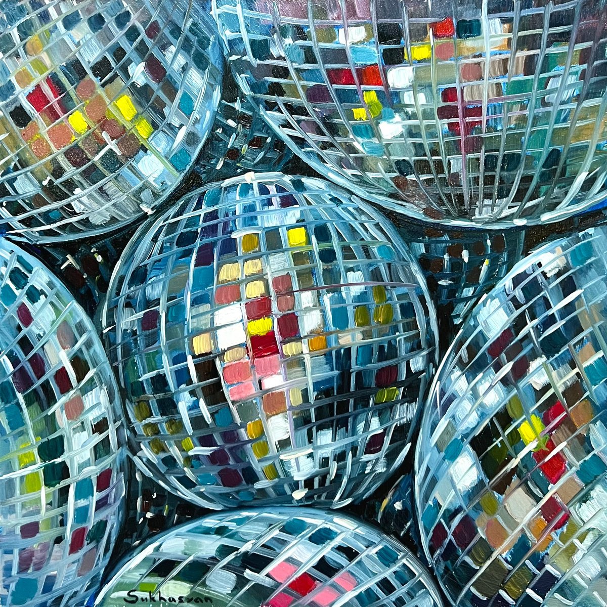 Disco Balls by Victoria Sukhasyan