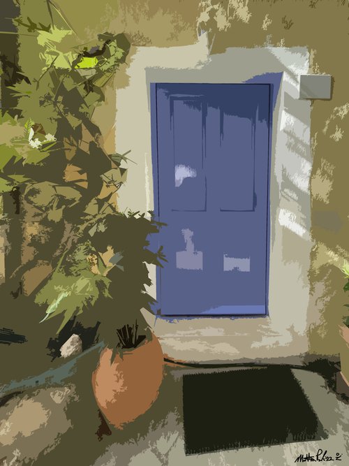 NT#89 Blue door by Mattia Paoli