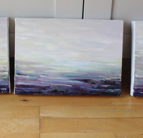 Sunrise Triptych by Therese O'Keeffe