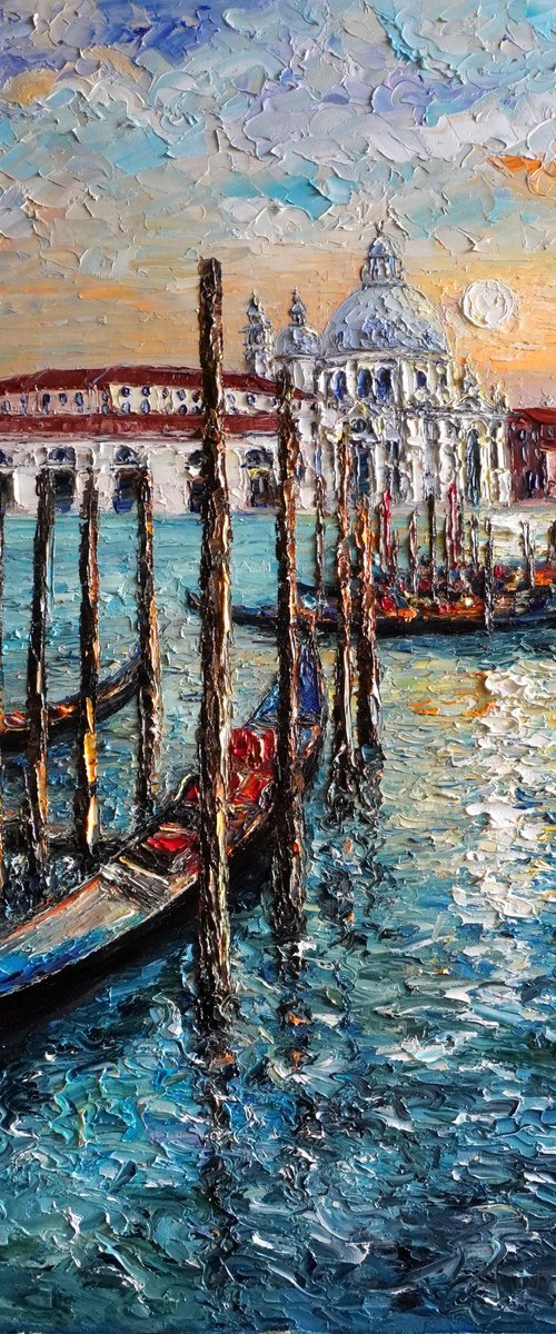 Sunset over the Grand Canal by Haykuhi Khachatryan
