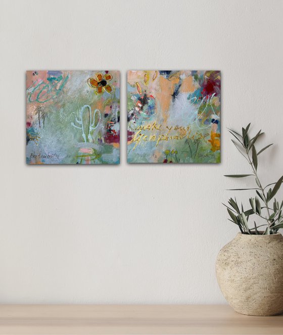 Make your life a paradise No.4 (diptychon)