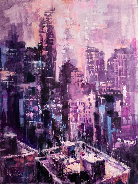 "Evening over the city" Cityscape