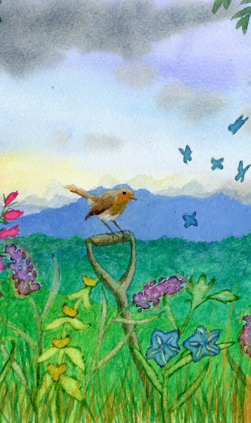 Friendly Robin by Lisa Mann