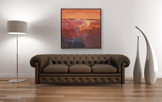 Modern Abstract Oil Painting on Canvas