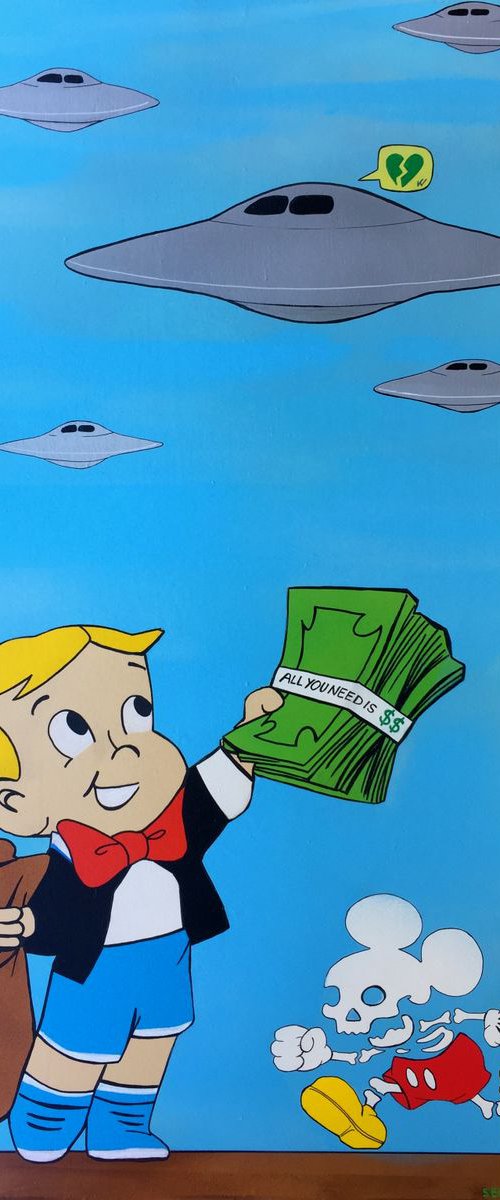 ALL YOU NEED IS $ by Segutoart