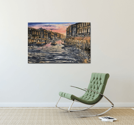 Grand Canal at sunset