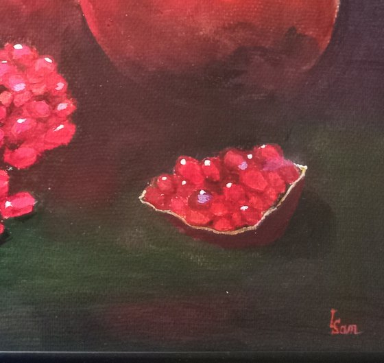 Гранаты и вино