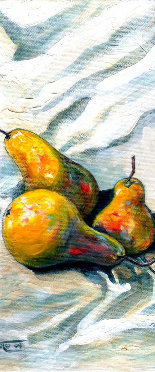 Three Pears by Ben De Soto