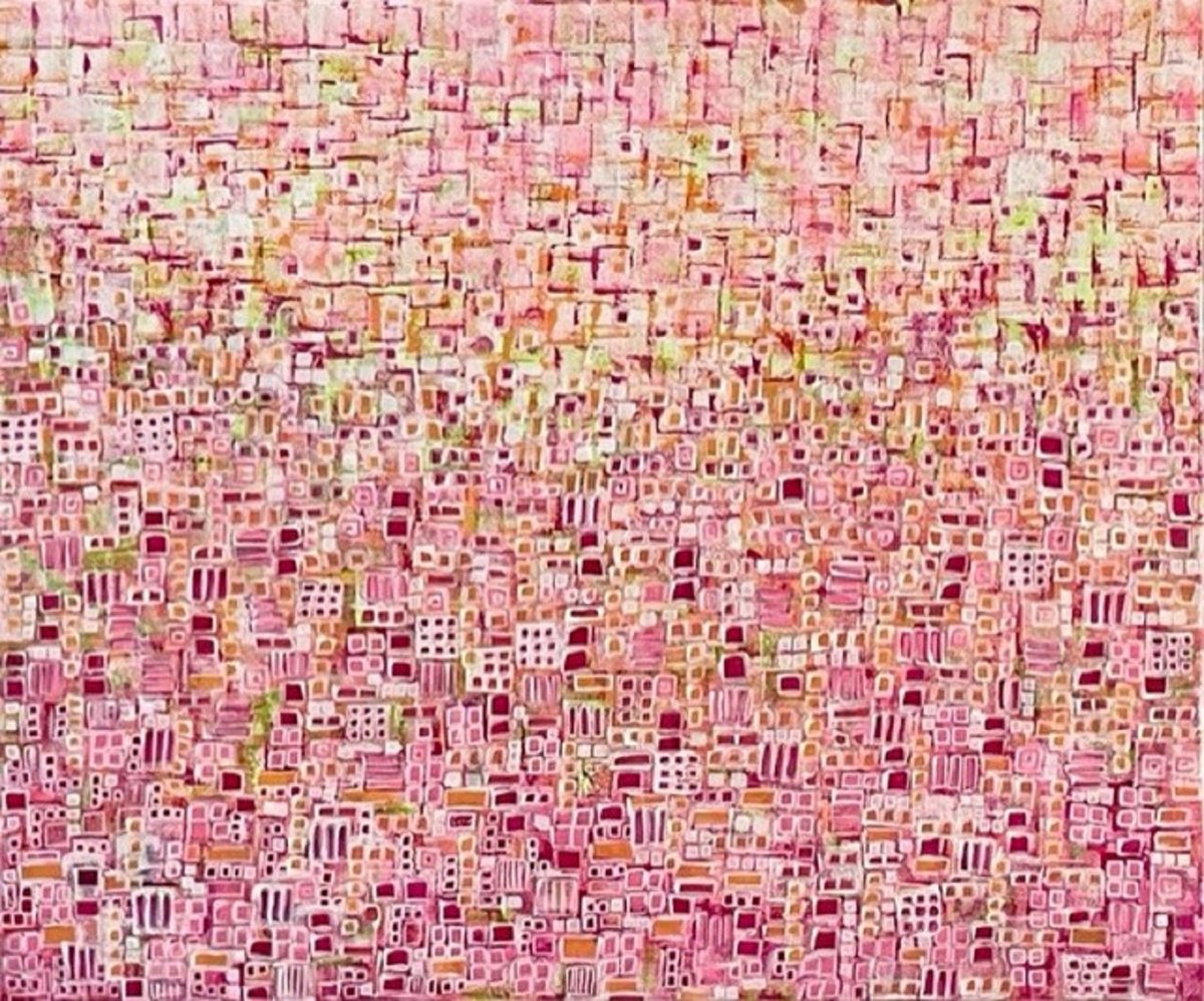 Organic Abstract Acrylic Painting By Carol Zsolt, 36 X 30, Inspiration 5201 - Cz23001, Original Artwork