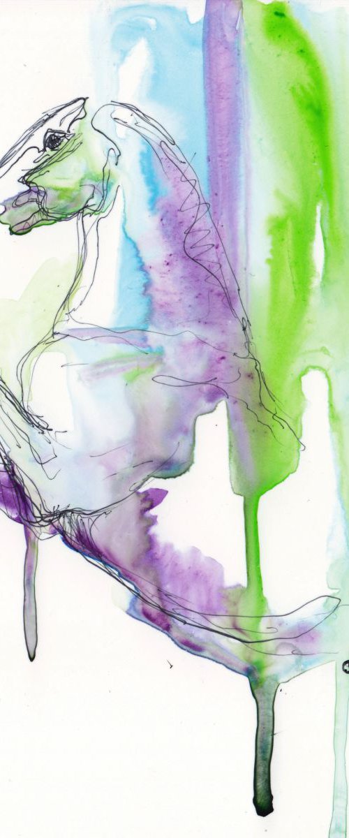 Equine Nude 53 by Benedicte Gele