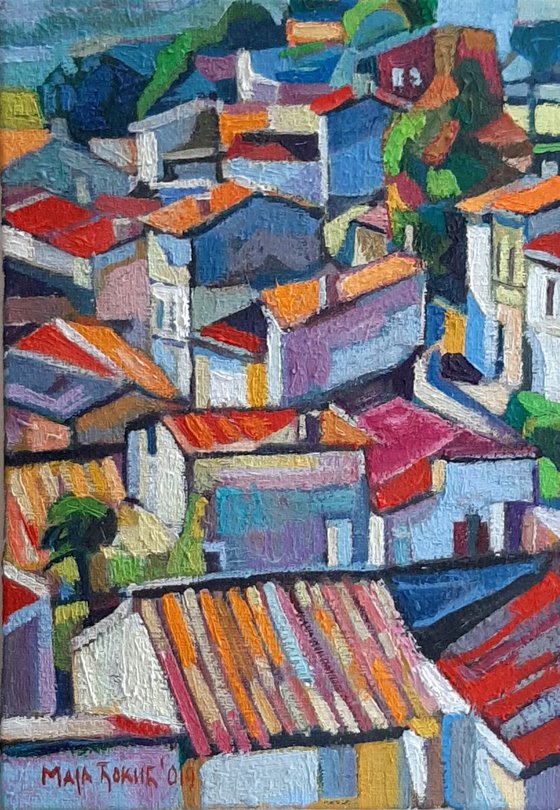 Roofs miniature 11x16 cm