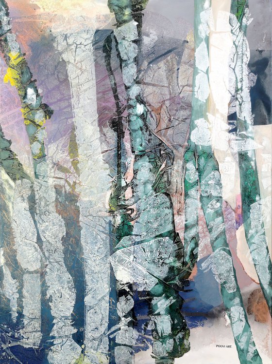 Still standing 02- Landscape tree trunks