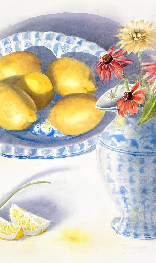 Lemon flavoured retro by Natalia Butenko