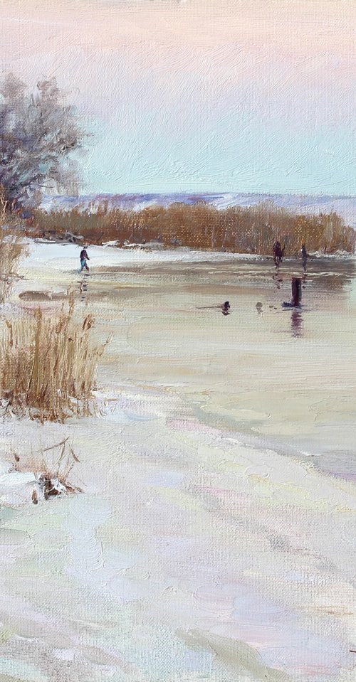 First ice by Volodymyr Tarabanov