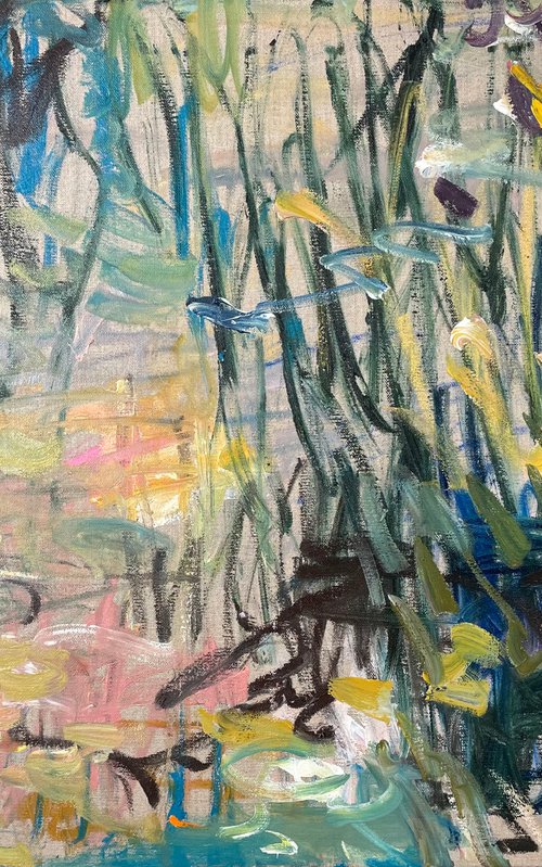 By the pond. by Lilia Orlova-Holmes