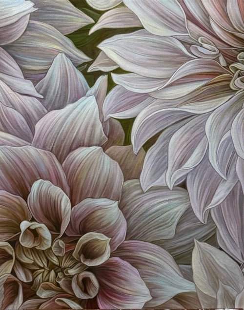 Blush Dahlia Garden by Elena