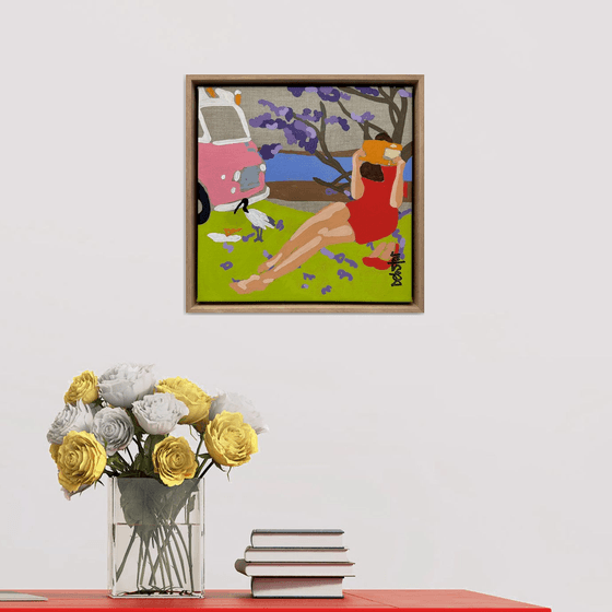 Lady in Red - Sweet Escape 33.5cm x 33.5cm